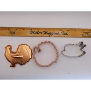 3 Thanksgiving Turkey Cookie Cutters